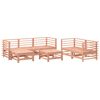 vidaXL Salon de jardin 7 pcs bois massif douglas