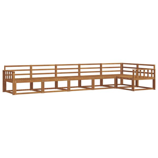 vidaXL Ensemble de canap&eacute;s d'ext&eacute;rieur 6 pcs Naturel