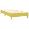 vidaXL Sommier &agrave; lattes de lit avec matelas Vert 90x200 cm Tissu