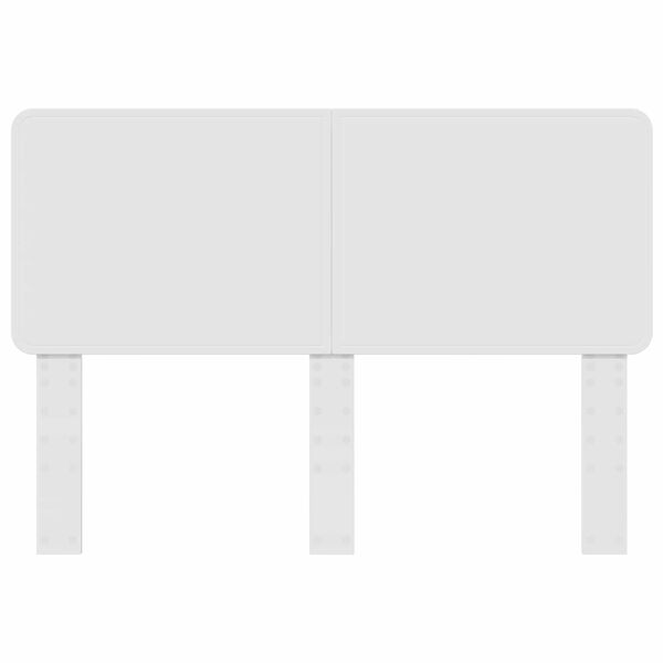 vidaXL T&ecirc;te de lit Blanc 140 cm Bois d'ing&eacute;nierie