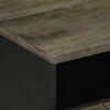 vidaXL Table basse noir 80x54x40 cm bois massif de manguier