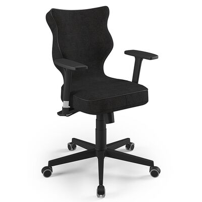 Entelo Chaise de bureau ergonomique Nero Alta 01 Noir