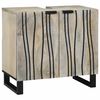 vidaXL Meuble de Lavabo de Salle de Bain Blanc 62 x 33 x 58 cm