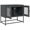 vidaXL Meuble TV anthracite 68x39x60,5 cm acier lamin&eacute; &agrave; froid