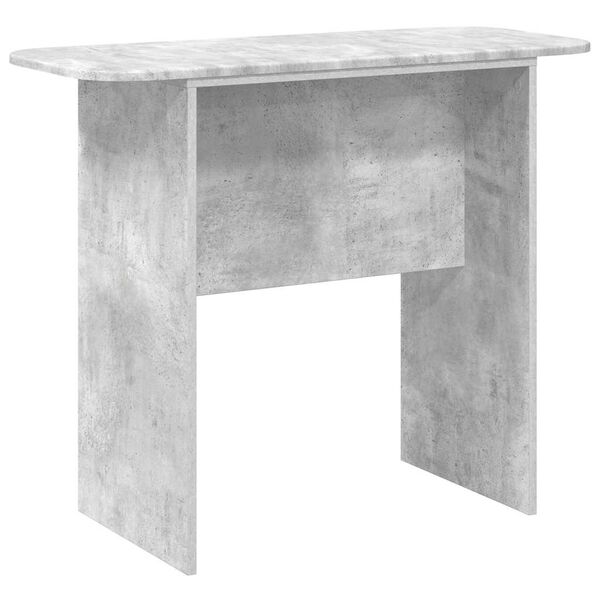 vidaXL Table console Gris b&eacute;ton 93 x 40 x 75 cm Bois d'ing&eacute;nierie