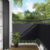 vidaXL &Eacute;cran de balcon Noir 100 x 500 cm Tissu Oxford
