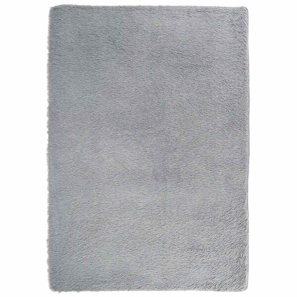 vidaXL Tapis shaggy &agrave; poils longs NAVARRA gris clair 240x340 cm