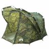 vidaXL Tente de p&ecirc;che 4 personnes camouflage imperm&eacute;able