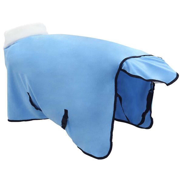 vidaXL Couverture &Eacute;quine Aqua Complet 75 cm Fleece polaire