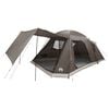 vidaXL Tente Cabane 12 personne Marron gris Polyester et Acier