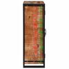vidaXL Highboard avec portes Marron Bois Recycl&eacute; Massif et M&eacute;tal
