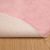 vidaXL Tapis en Fourrure Synth&eacute;tique de Lapin Olite Rose &Oslash; 120 cm
