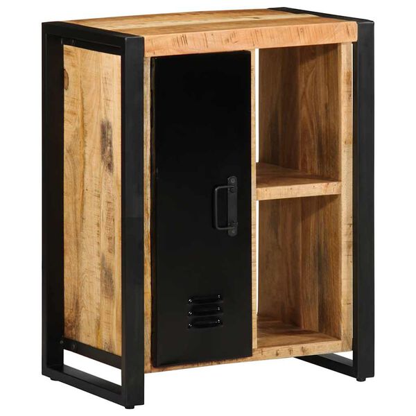 vidaXL Buffet 55x35x70 cm bois de manguier brut massif