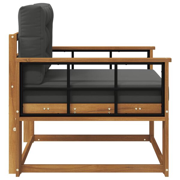 vidaXL Sofa de milieu ext&eacute;rieur Bois d'Acacia Massif Naturel