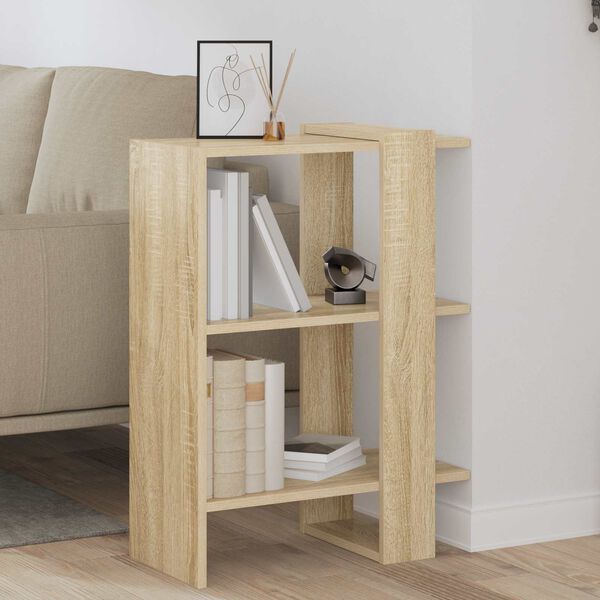 vidaXL &Eacute;tag&egrave;re Ch&ecirc;ne Sonoma 52 x 25 x 71,5 cm Bois d'ing&eacute;nierie
