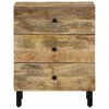 vidaXL Table de chevet 50x33x60 cm bois de manguier massif