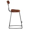 vidaXL Tabourets de bar lot de 2 49x43x79 cm bois de manguier massif