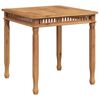 vidaXL Table &agrave; d&icirc;ner de jardin 80x80x80 cm Bois de teck solide