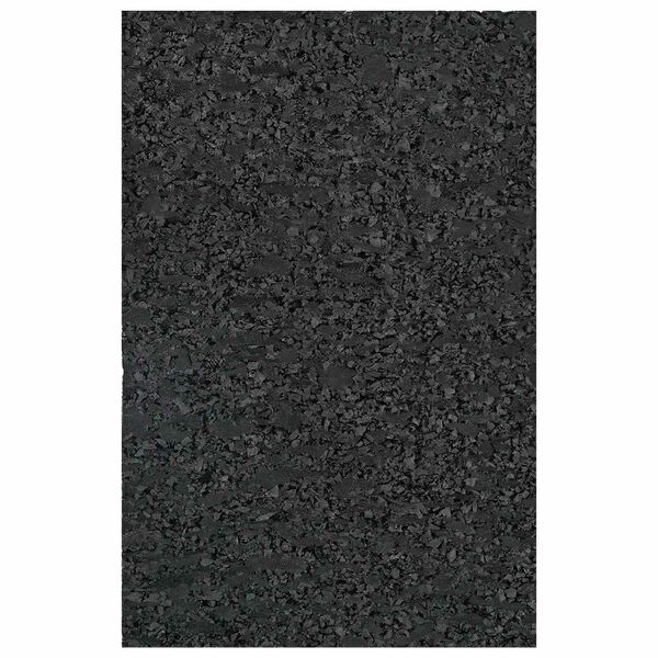 vidaXL Tapis en Caoutchouc Noir Caoutchouc