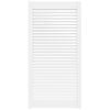 vidaXL Porte d'armoire &agrave; persiennes blanc 99,3x49,4 cm pin massif