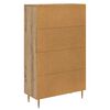 vidaXL Haut Armoire avec tiroir Ch&ecirc;ne artisanal 69,5 x 31 x 115 cm