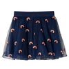 Jupe avec tulle pour enfants bleu marine 116