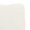 vidaXL fauteuil Cr&egrave;me 63 x 67 x 94 cm