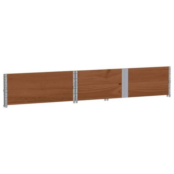 vidaXL Jardini&egrave;re marron 150x100 cm bois massif de pin