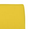 vidaXL Chaise longue Jaune clair 52x75x76 cm Tissu
