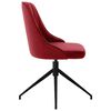 vidaXL Chaises &agrave; manger lot de 6 rouge bordeaux velours