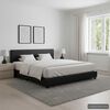 vidaXL Cadre de lit sans matelas noir similicuir 120x200 cm