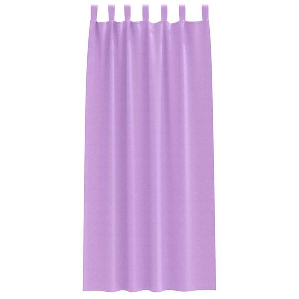vidaXL Rideaux occultants avec anneaux 2 pcs Violet 260 x 140 cm