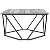 vidaXL Table basse Gris Sonoma 80 x 80 x 45 cm
