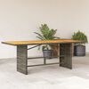 vidaXL Table de jardin avec dessus en bois d'acacia gris 190x80x74 cm