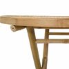 vidaXL Table de Jardin Naturel 80 x 70 cm Bambou
