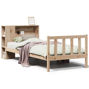 vidaXL Lit bibliothèque sans matelas 75x190 cm bois de pin massif