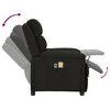 vidaXL Fauteuil électrique de massage Noir Tissu