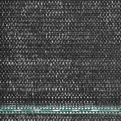 vidaXL Clôture de tennis PEHD 1,8 x 100 m Noir