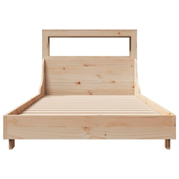 vidaXL Cadre de lit sans matelas 90x200 cm bois de pin massif