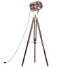 vidaXL Lampadaire à trépied bois de manguier massif 186 cm