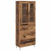 vidaXL Haut Armoire Bois Ancien 69,5 x 34 x 90 cm Bois d'ing&eacute;nierie