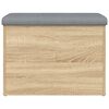 vidaXL Banc de rangement Ch&ecirc;ne Sonoma 62x42x45 cm Bois d'ing&eacute;nierie
