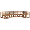 vidaXL Ensemble de canap&eacute;s d'ext&eacute;rieur 8 pcs Naturel et Anthracite