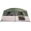 vidaXL Tente de cabine familiale 8 personnes vert imperméable