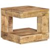 vidaXL Table basse 45x45x40 cm Bois de manguier massif
