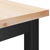 vidaXL Bancs de Salle &agrave; Manger 2 pcs Naturel 100 x 32,5 x 49 cm
