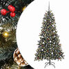 vidaXL Sapin de No&euml;l artificiel Vert 210 cm PVC, plastique et acier