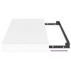 vidaXL &Eacute;tag&egrave;re murale flottante blanc 50x23x3,8 cm MDF