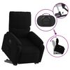 vidaXL Fauteuil inclinable noir tissu