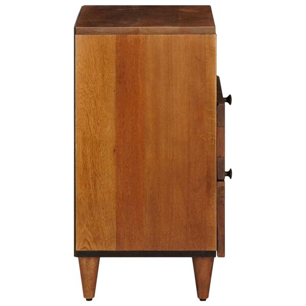 vidaXL Cabinet de chevet Marron 50 x 33 x 62 cm Bois de mangue massif